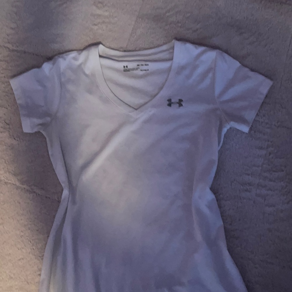Under armor white tee